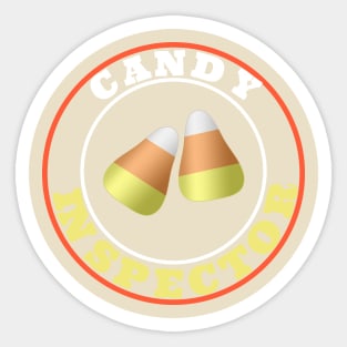 Candy Inspector Sticker